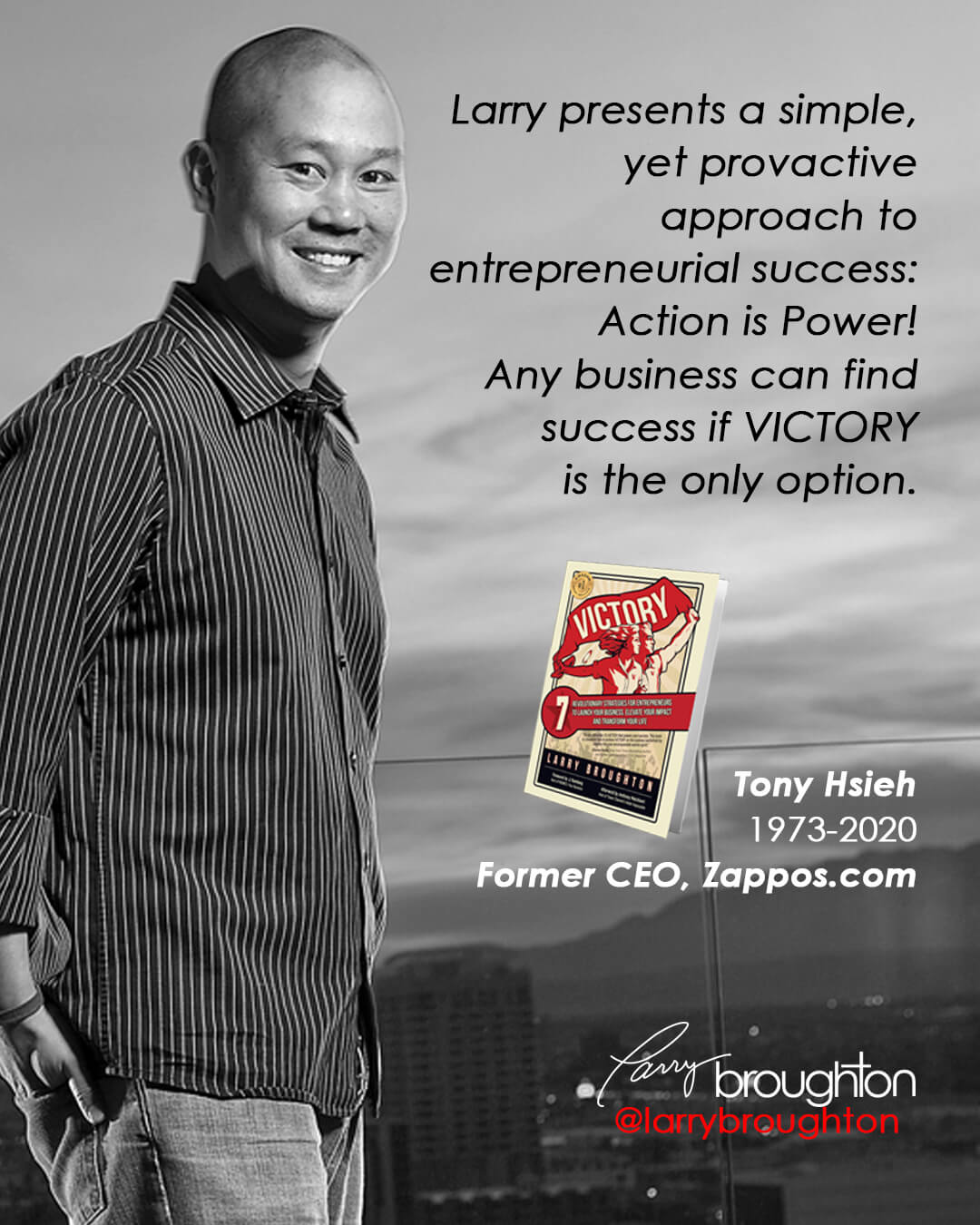 Home - Tony Hsieh VICTORY Testimonial NEW